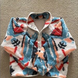FP Movement by Free People Colorful Teddy Jacket